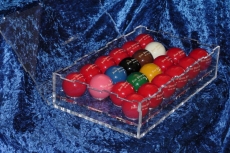 Snookerkugelschachtel mit Inlay fr Kugeln - Acryl 34,2x21,6x8cm