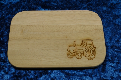Frühstücksbrettchen mit &quote;Traktor&quote;