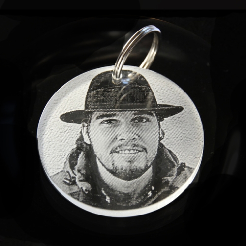 Schlüsselanhänger, Acryl rund Ø60 mm mit Bild