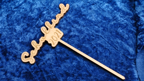 Cake Topper &quote;Schulkind + Einschulungsjahr&quote;