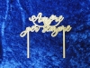 Cake Topper &quote;Amore per sempre&quote;